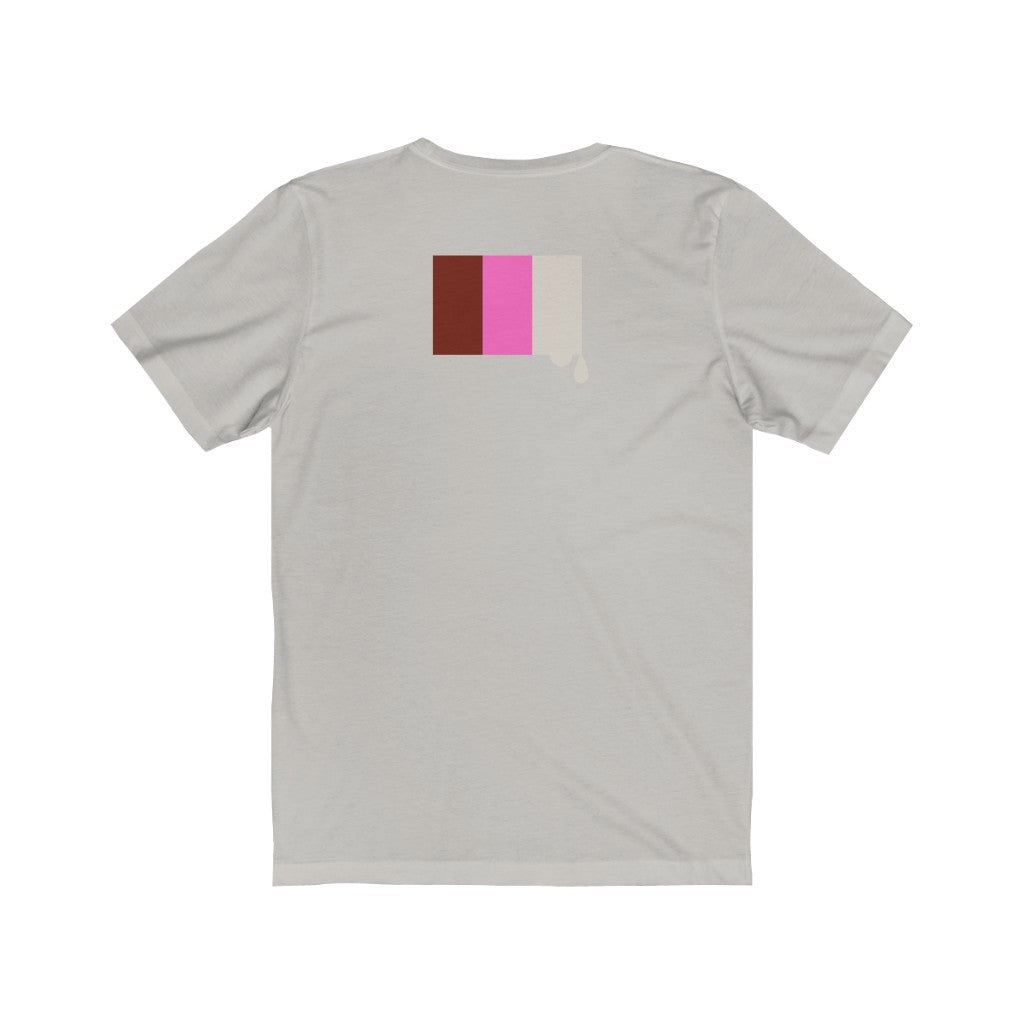 Neopolitan Drip Album Cover Unisex Jersey Short Sleeve Tee