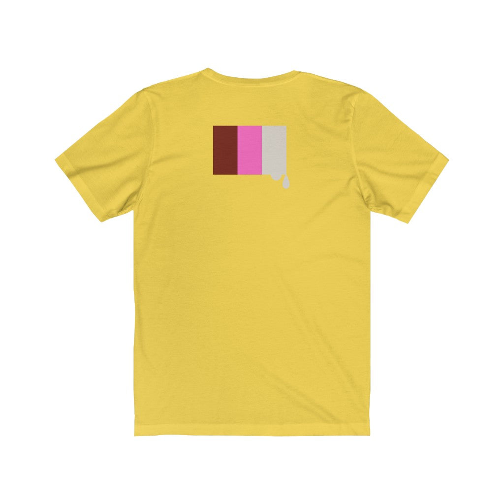 Neopolitan Drip Album Cover Unisex Jersey Short Sleeve Tee