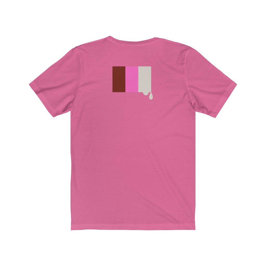 Neopolitan Drip Album Cover Unisex Jersey Short Sleeve Tee
