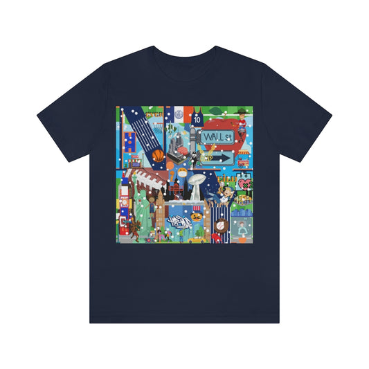 ND City Series N.Y. Unisex Jersey Short Sleeve Tee