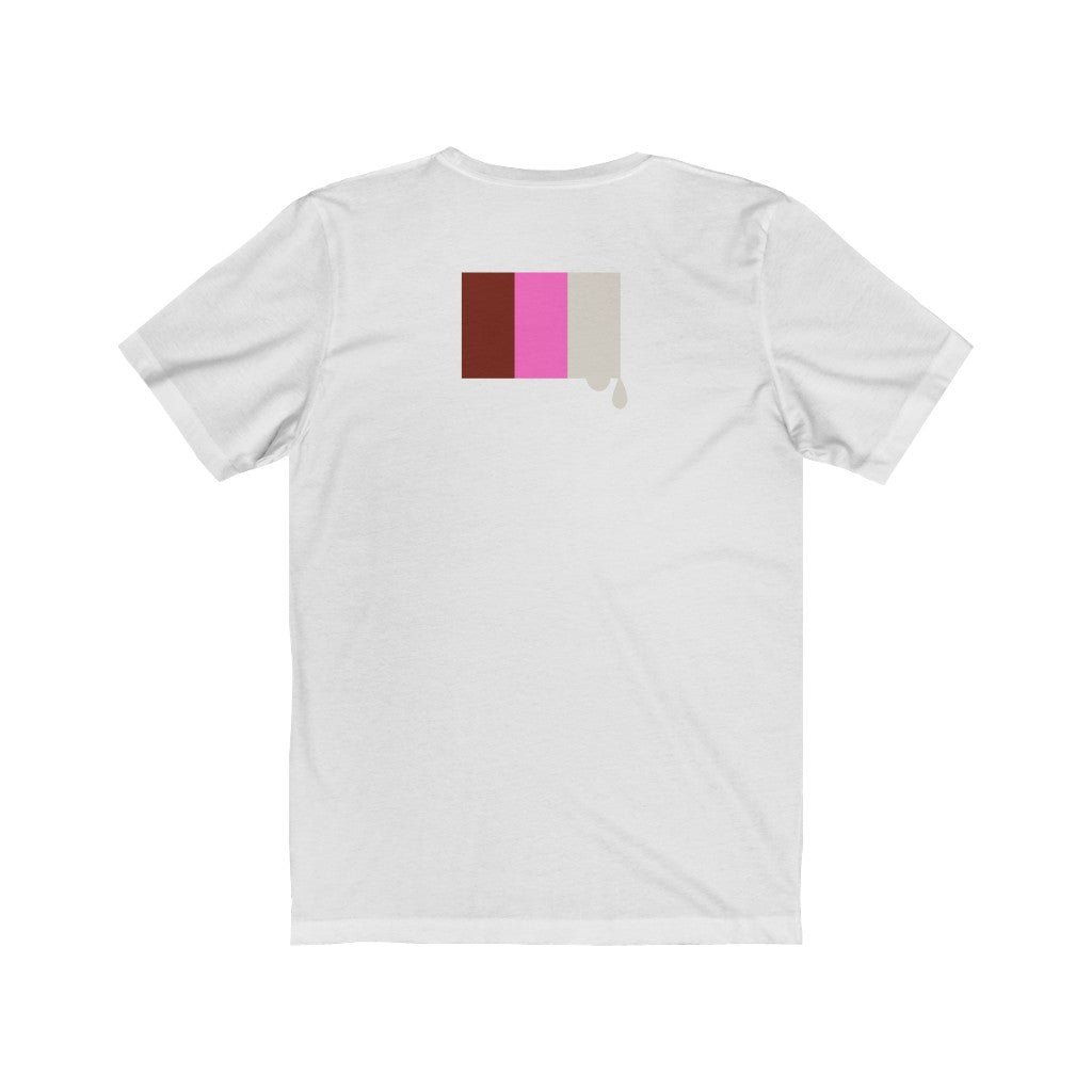 Neopolitan Drip Album Cover Unisex Jersey Short Sleeve Tee
