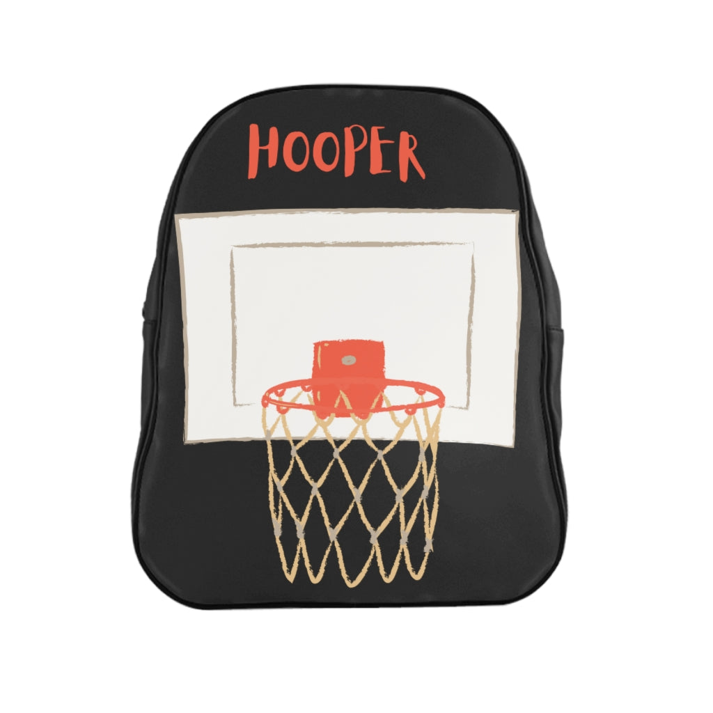 Backpack with clearance basketball net