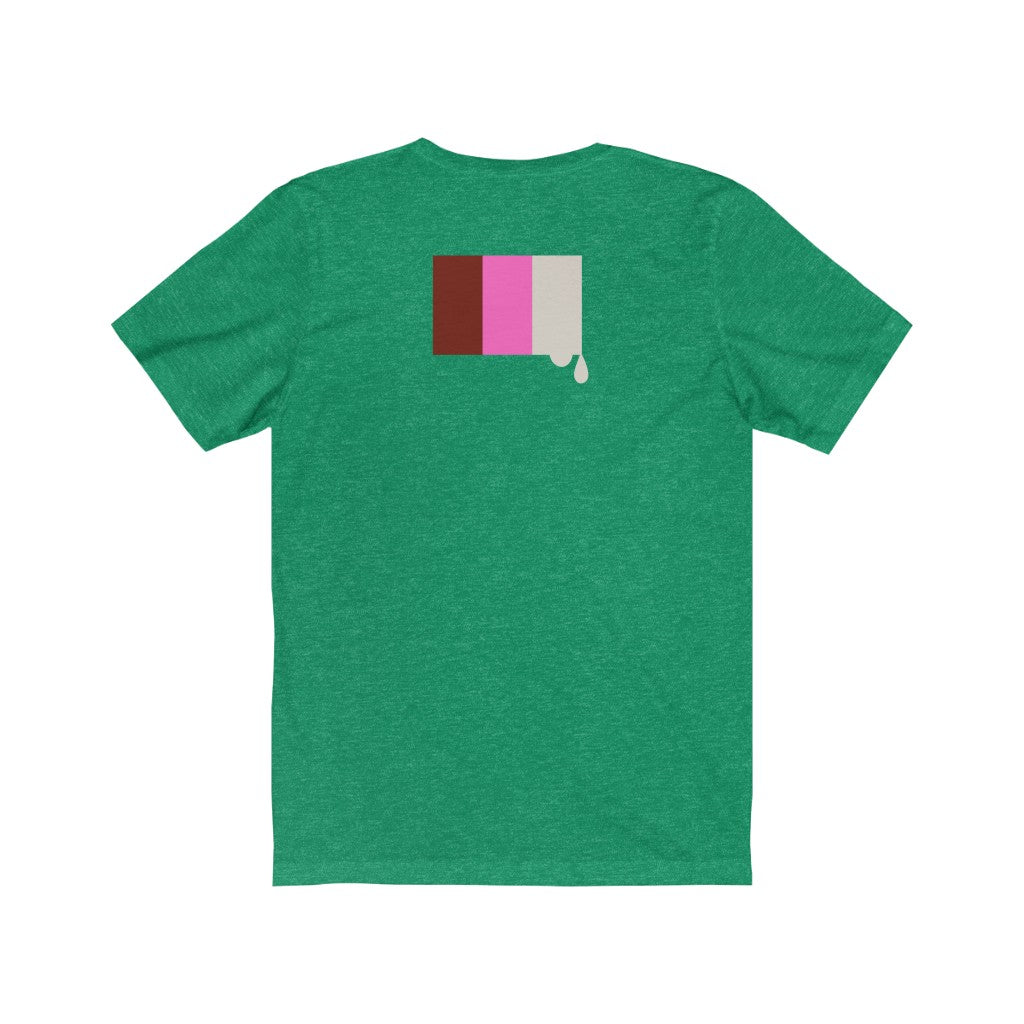 Neopolitan Drip Album Cover Unisex Jersey Short Sleeve Tee
