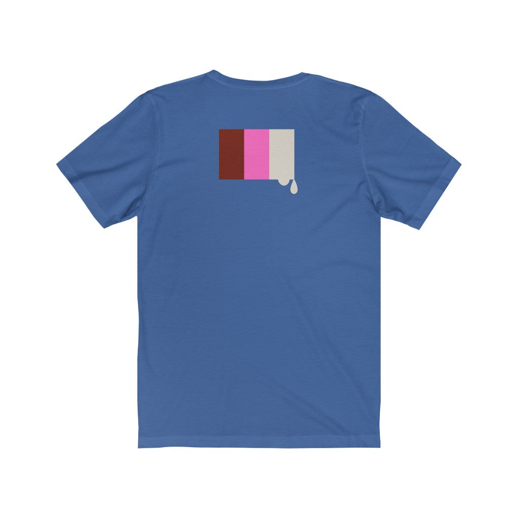 Neopolitan Drip Album Cover Unisex Jersey Short Sleeve Tee