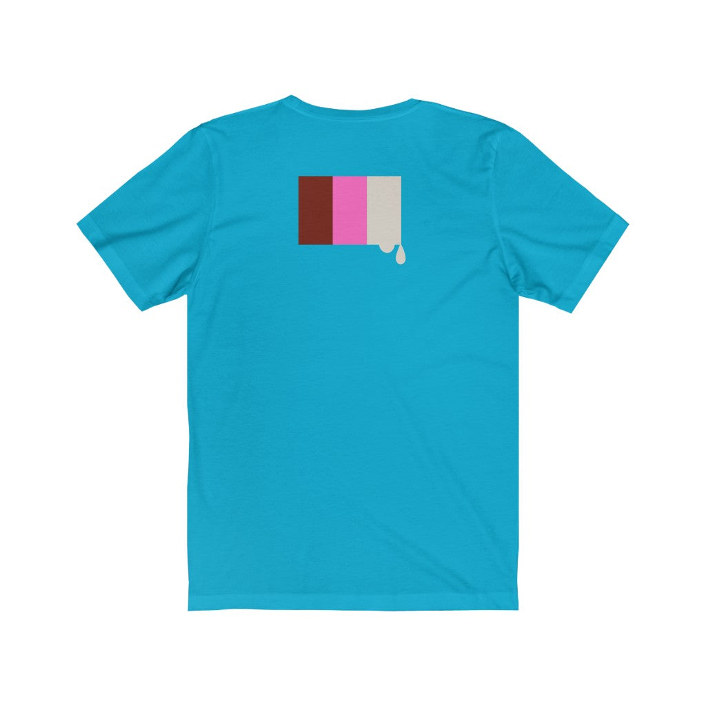 Neopolitan Drip Album Cover Unisex Jersey Short Sleeve Tee