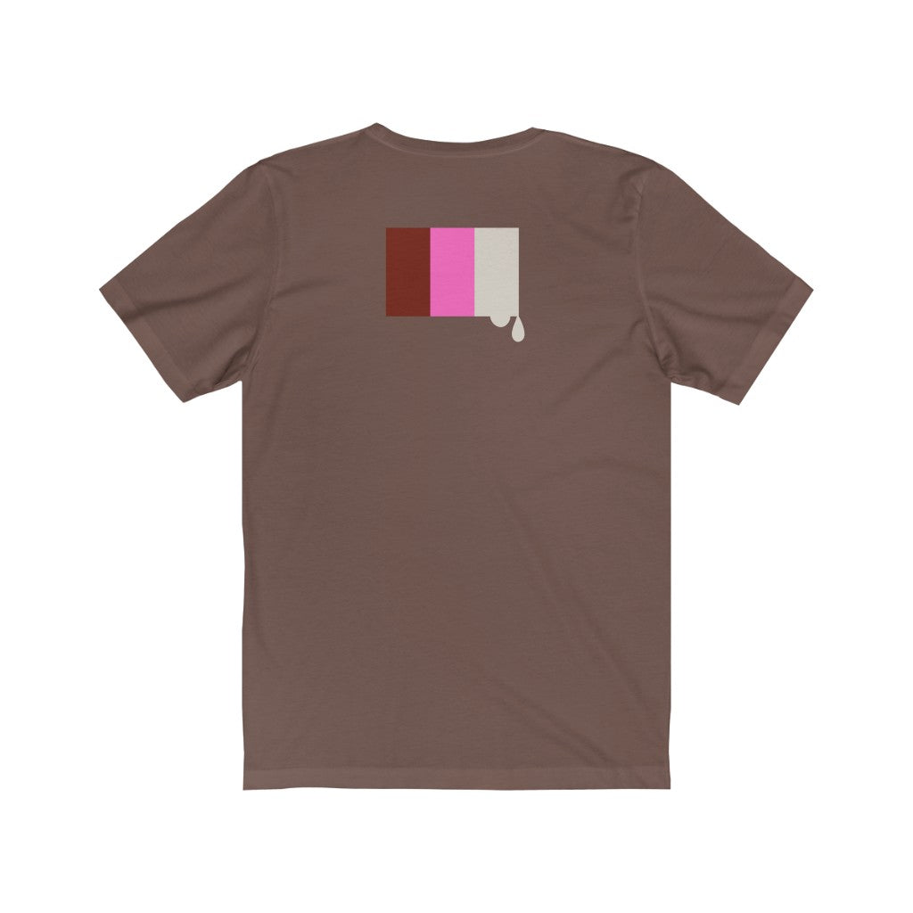 Neopolitan Drip Album Cover Unisex Jersey Short Sleeve Tee