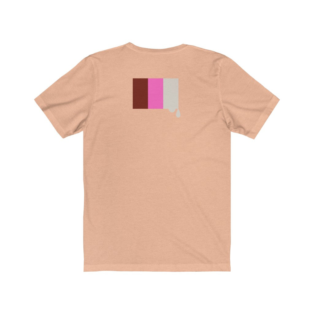 Neopolitan Drip Album Cover Unisex Jersey Short Sleeve Tee