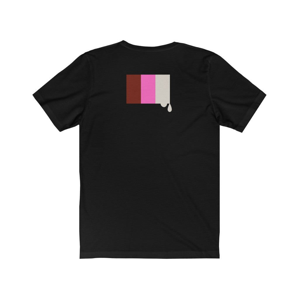 Neopolitan Drip Album Cover Unisex Jersey Short Sleeve Tee