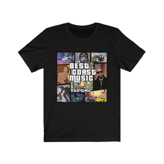 Best Coast Music Game Edition Unisex Jersey Short Sleeve Tee