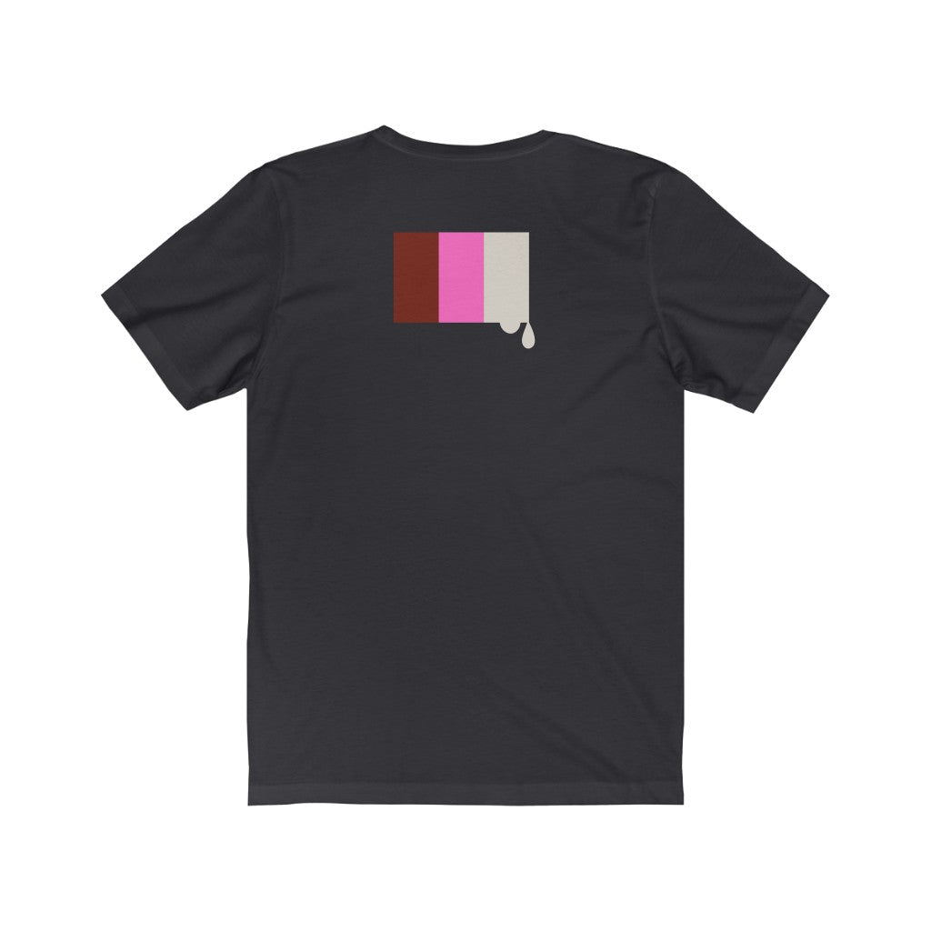 Neopolitan Drip Album Cover Unisex Jersey Short Sleeve Tee